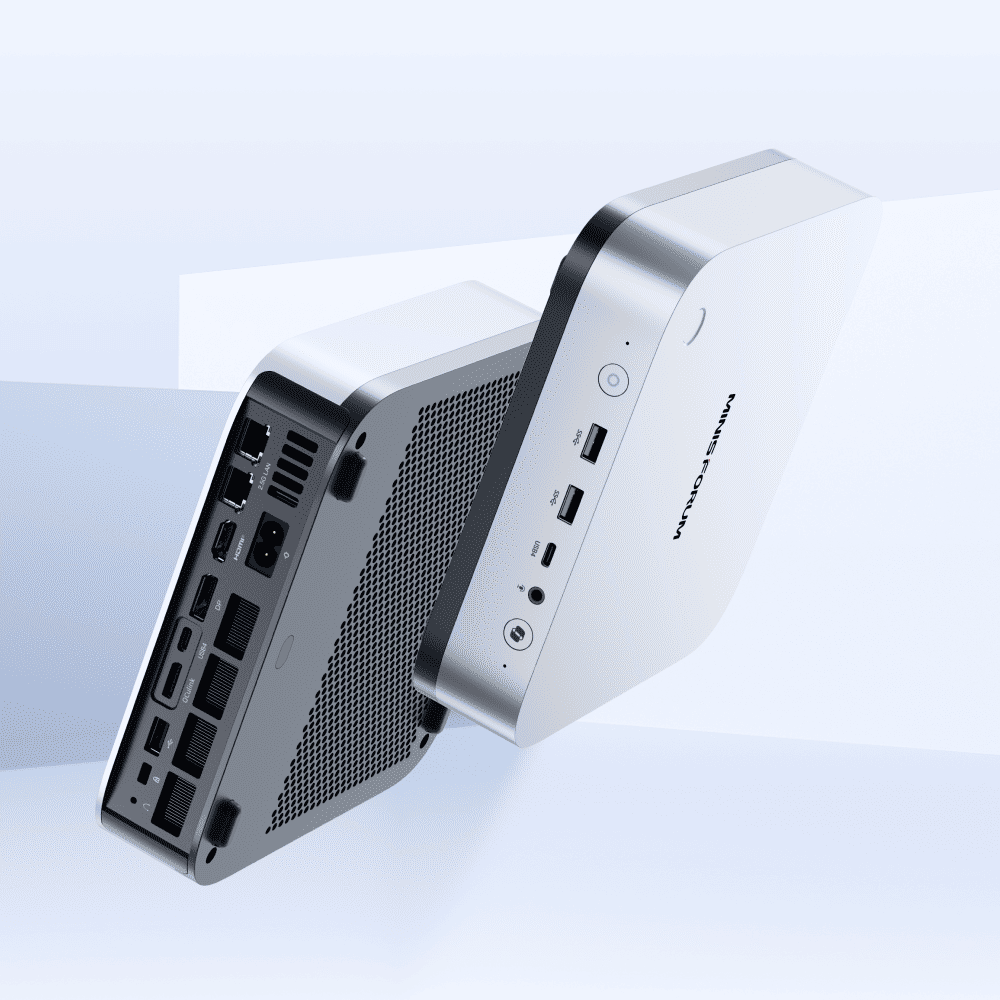 AI X1 Pro 포트 구성 – OCuLink, USB4, HDMI, 2.5G LAN