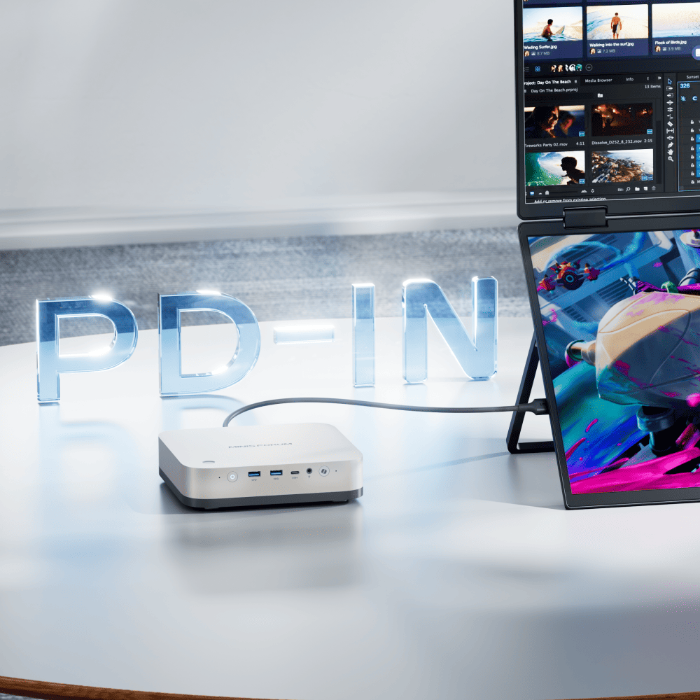 minisforum ai x1 pro AMD 라이젠™ AI 9 HX 370 미니 PC丨PD-IN 지원